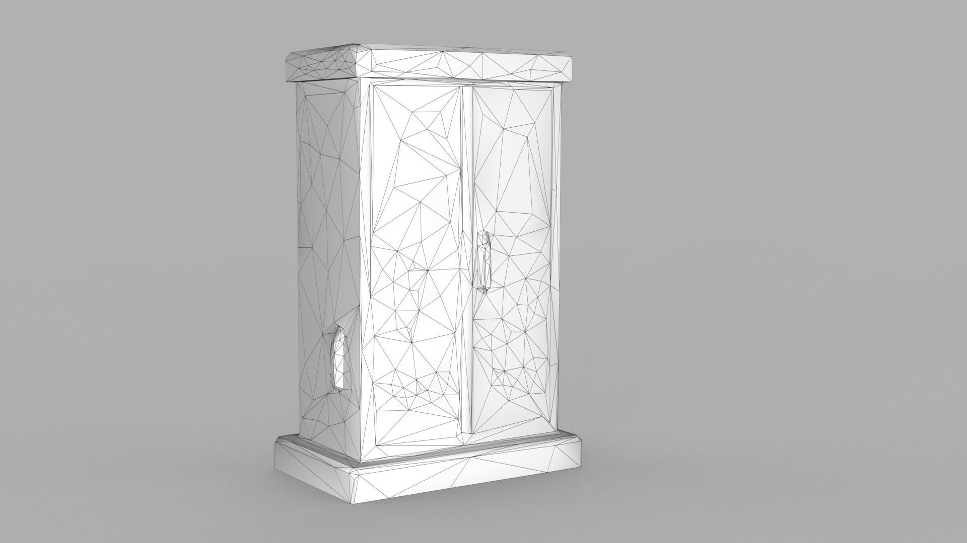 Distribution Board 3 Scan Low-poly 3D model_7