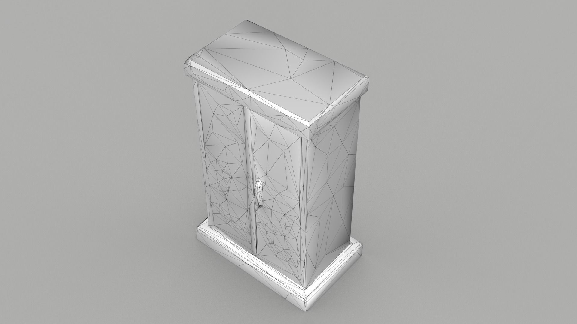 Distribution Board 3 Scan Low-poly 3D model_12