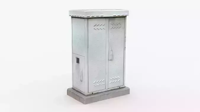 Distribution Board 3 Scan Low-poly 3D model