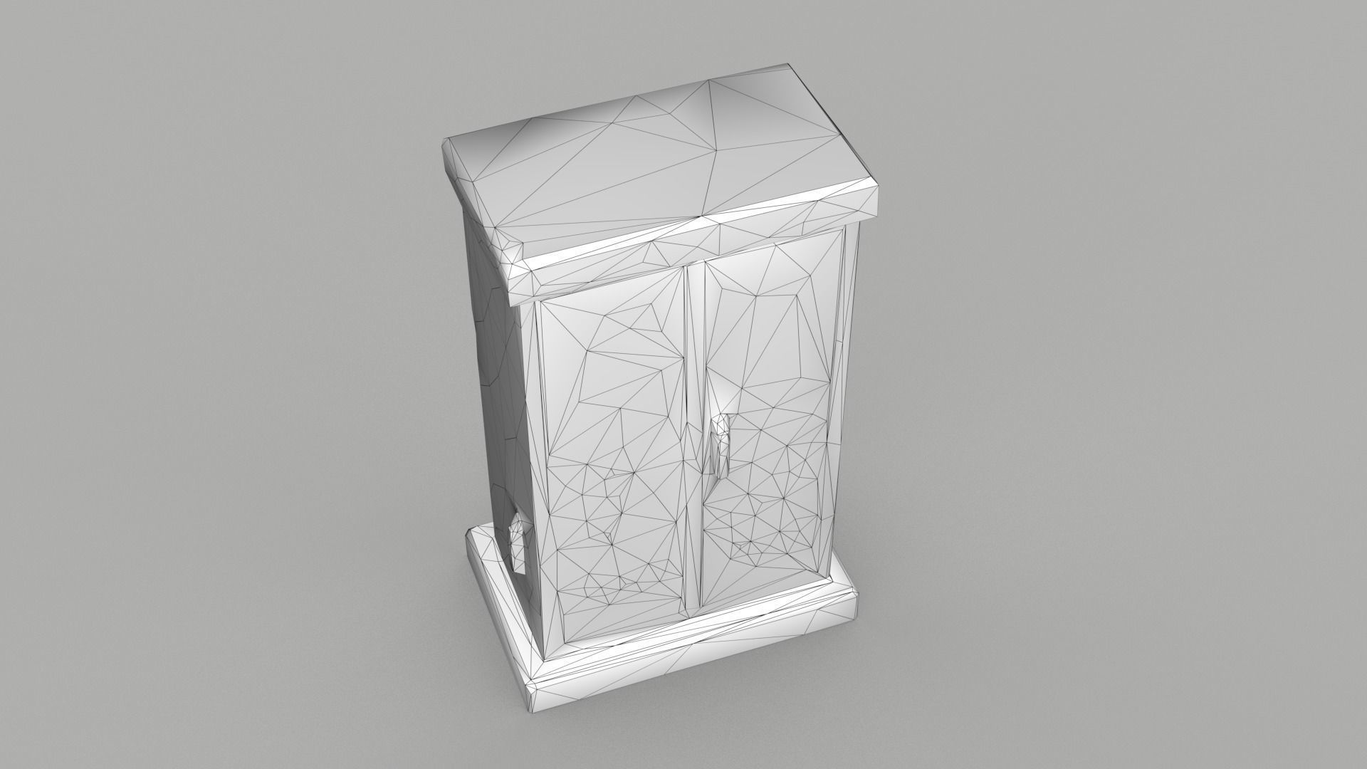 Distribution Board 3 Scan Low-poly 3D model_11