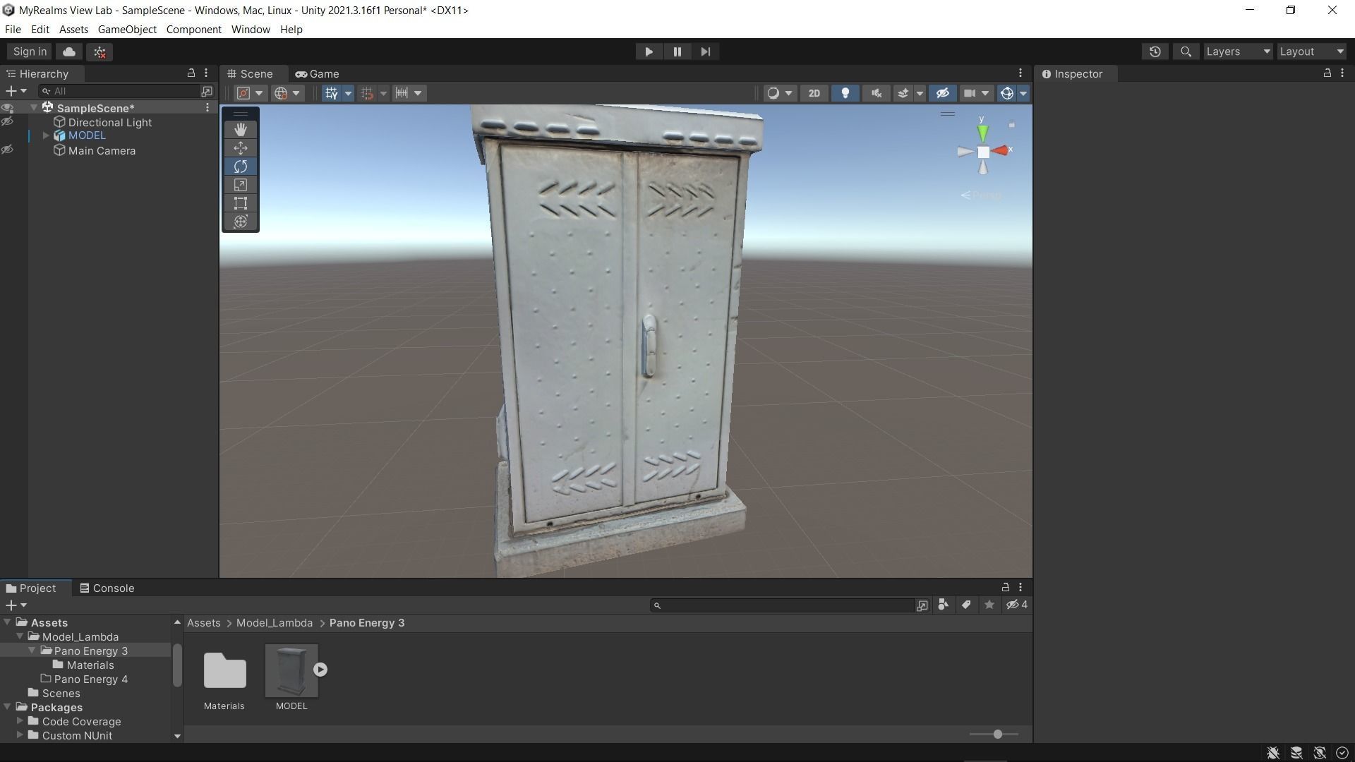 Distribution Board 3 Scan Low-poly 3D model_17