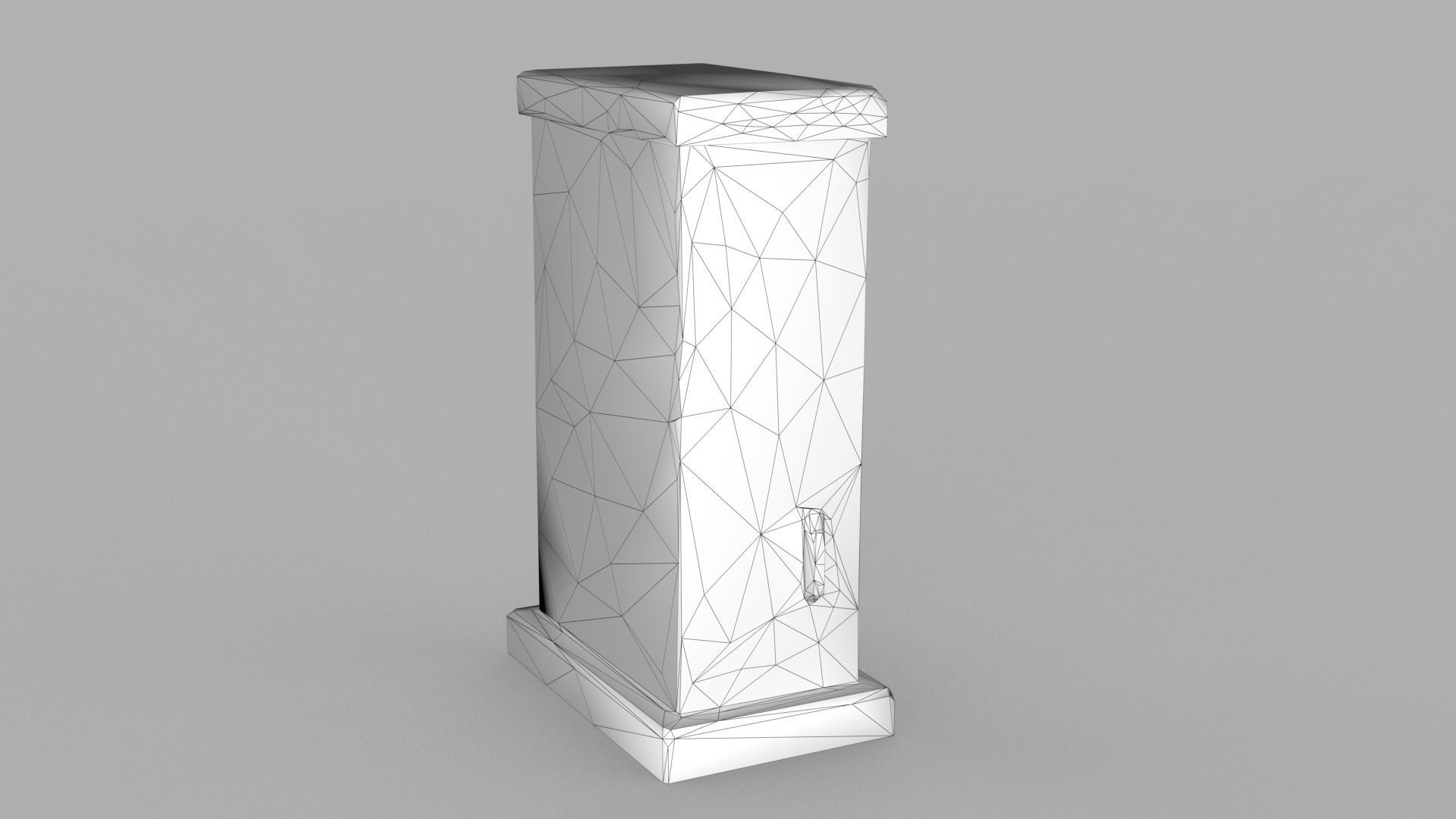 Distribution Board 3 Scan Low-poly 3D model_10