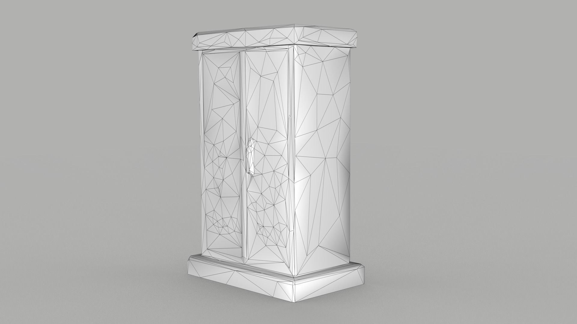 Distribution Board 3 Scan Low-poly 3D model_8