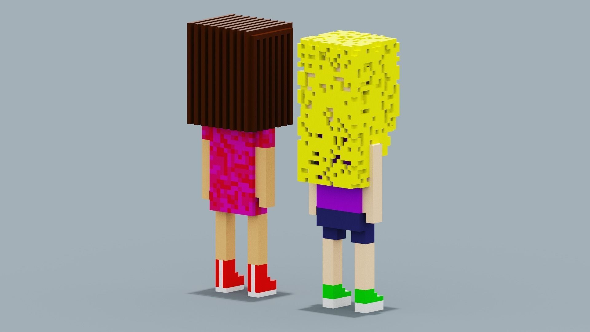 NFT Characters Low-poly 3D model_17