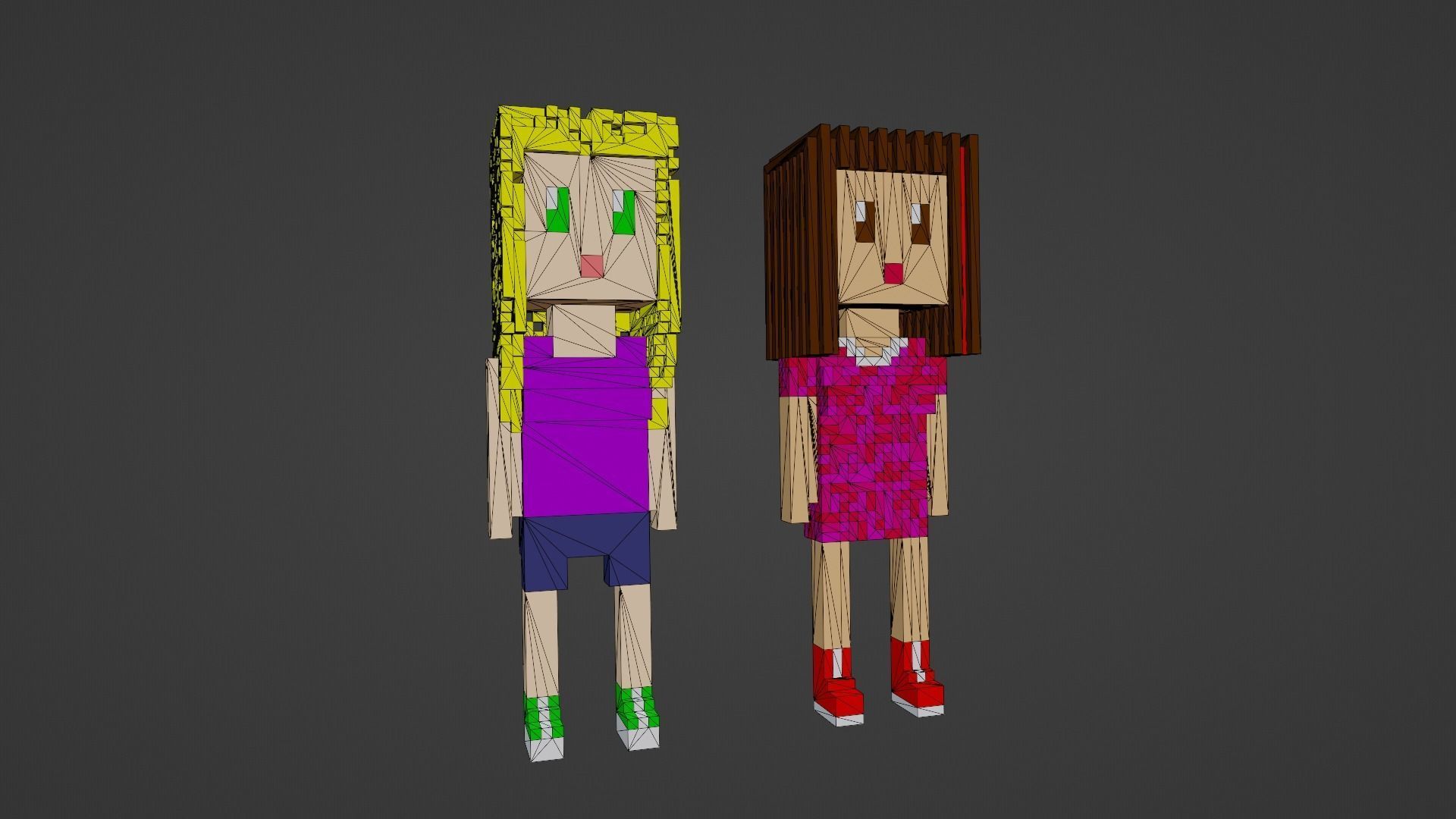 NFT Characters Low-poly 3D model_22