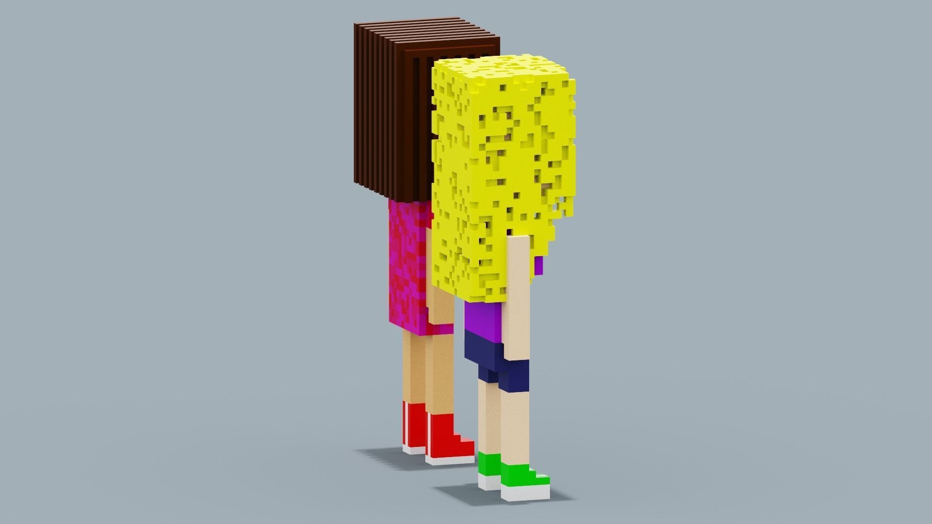 NFT Characters Low-poly 3D model_18