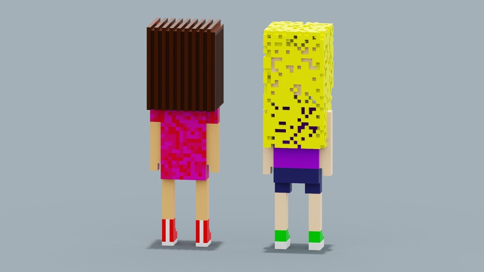 NFT Characters Low-poly 3D model_16