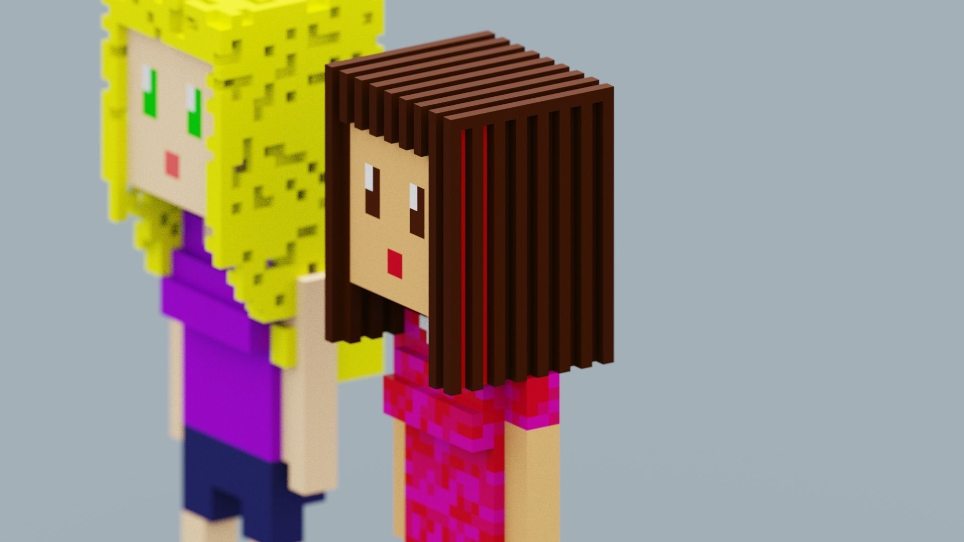 NFT Characters Low-poly 3D model_5