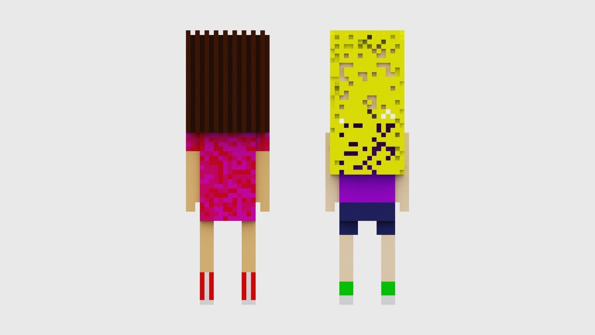 NFT Characters Low-poly 3D model_10