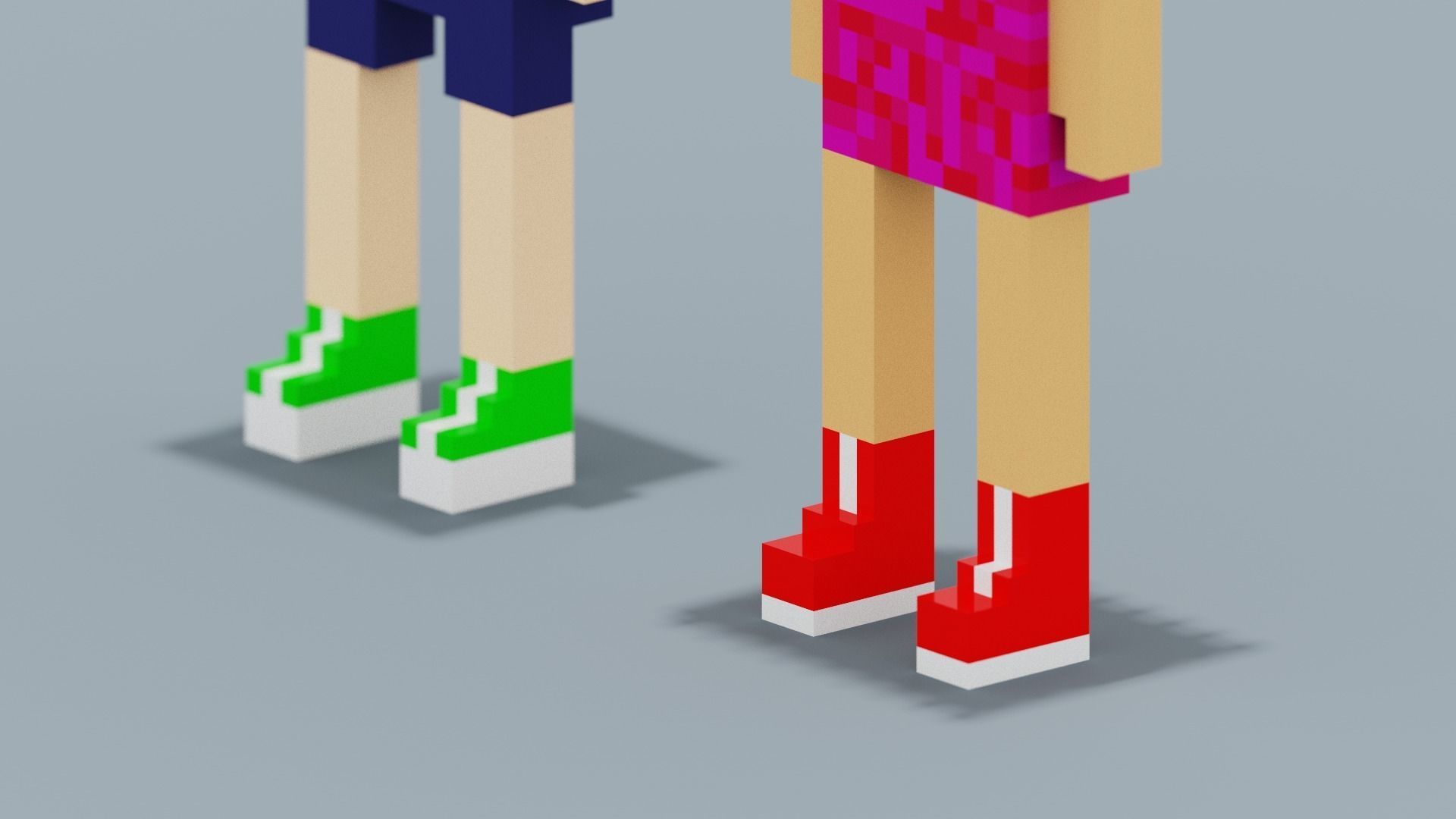 NFT Characters Low-poly 3D model_8