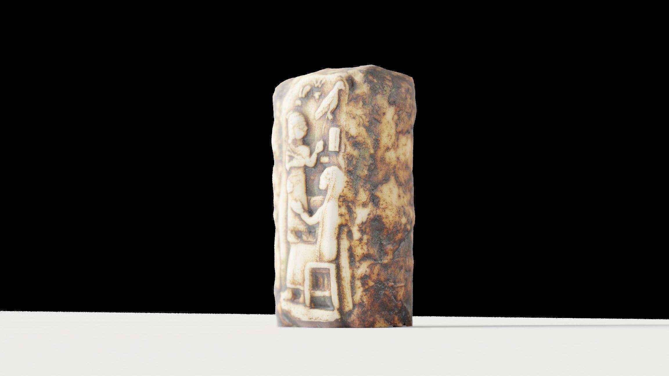 Photoscanned Candle - 4K - Low Poly Low-poly 3D model_1