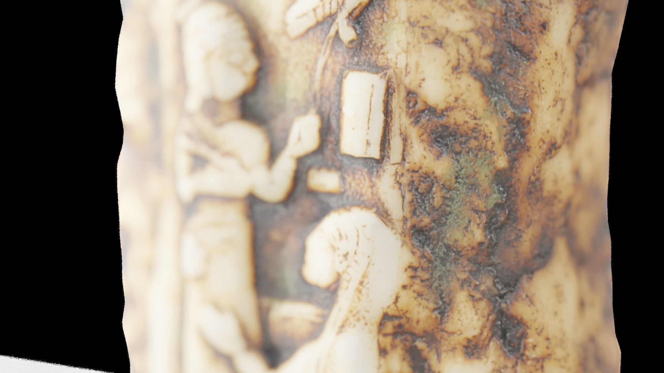 Photoscanned Candle - 4K - Low Poly Low-poly 3D model_2