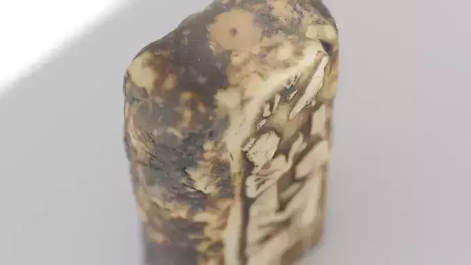 Photoscanned Candle - 4K - Low Poly