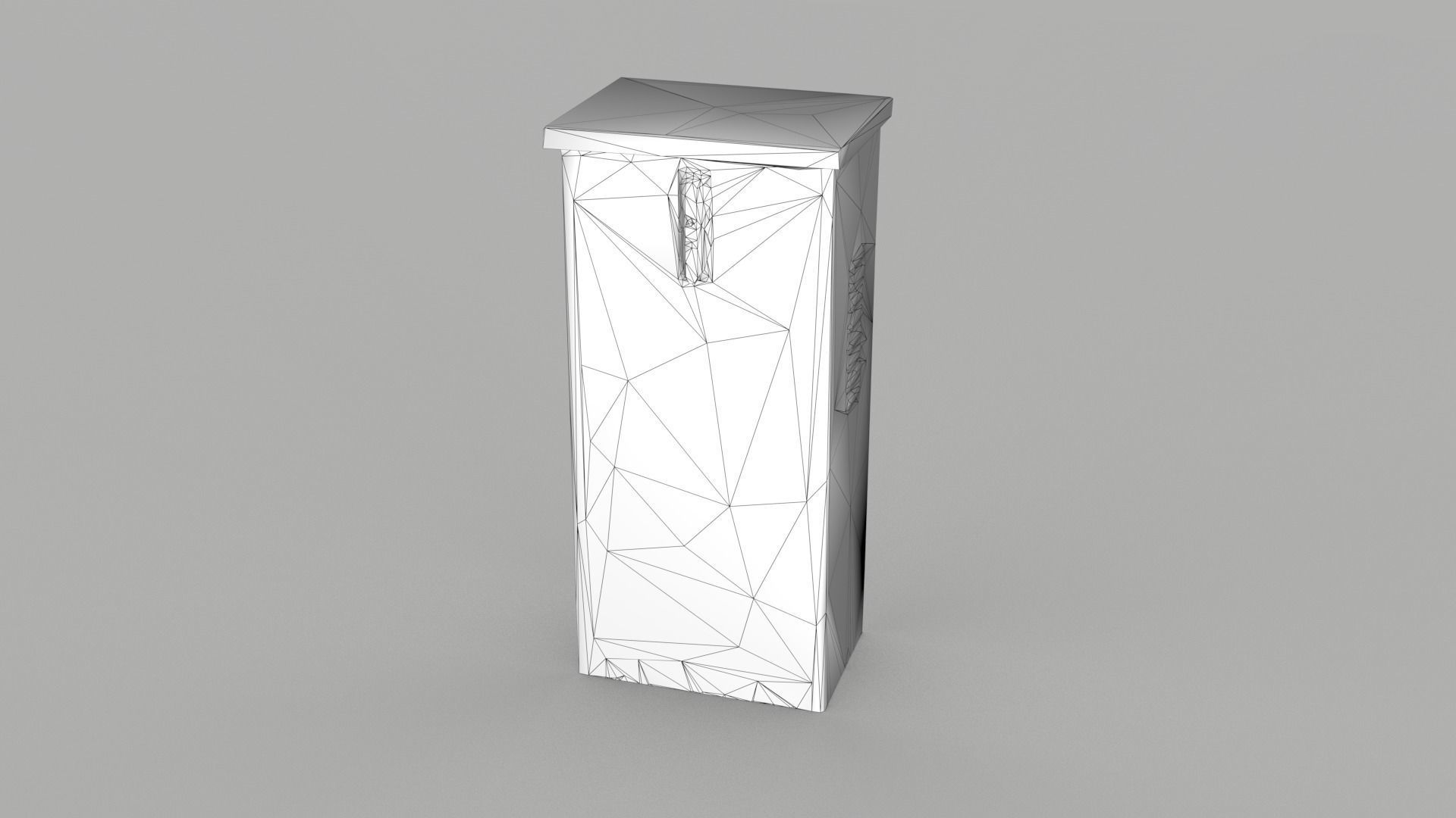 Distribution Board 4 Scan Low-poly 3D model_9