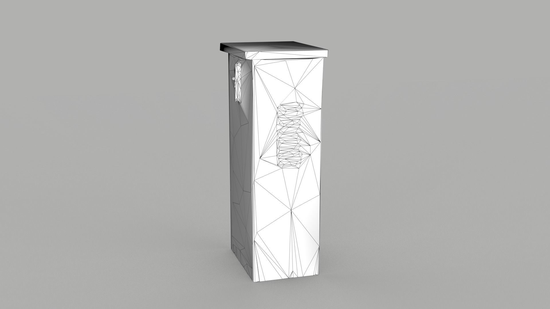 Distribution Board 4 Scan Low-poly 3D model_11