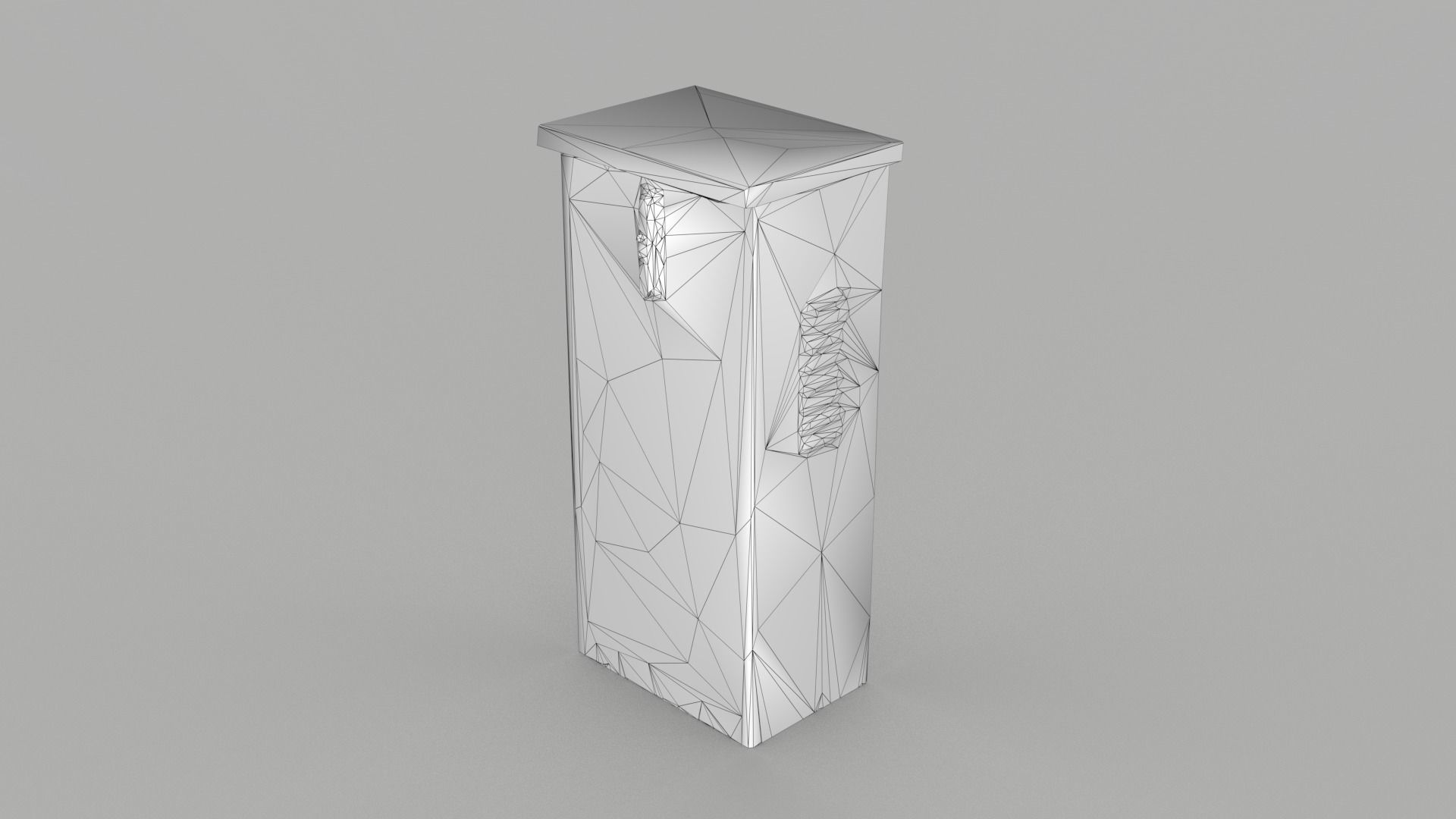 Distribution Board 4 Scan Low-poly 3D model_10