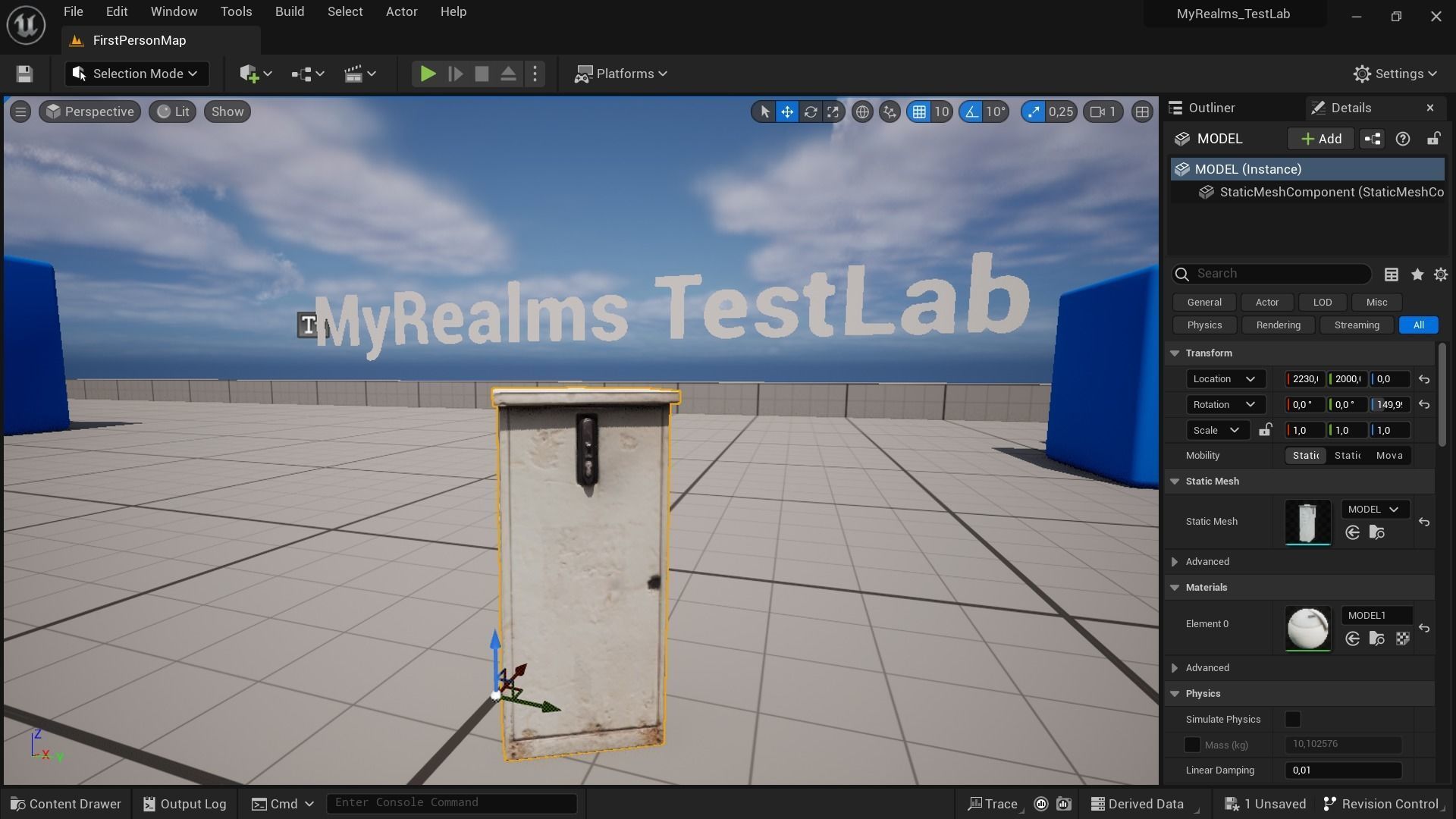 Distribution Board 4 Scan Low-poly 3D model_20