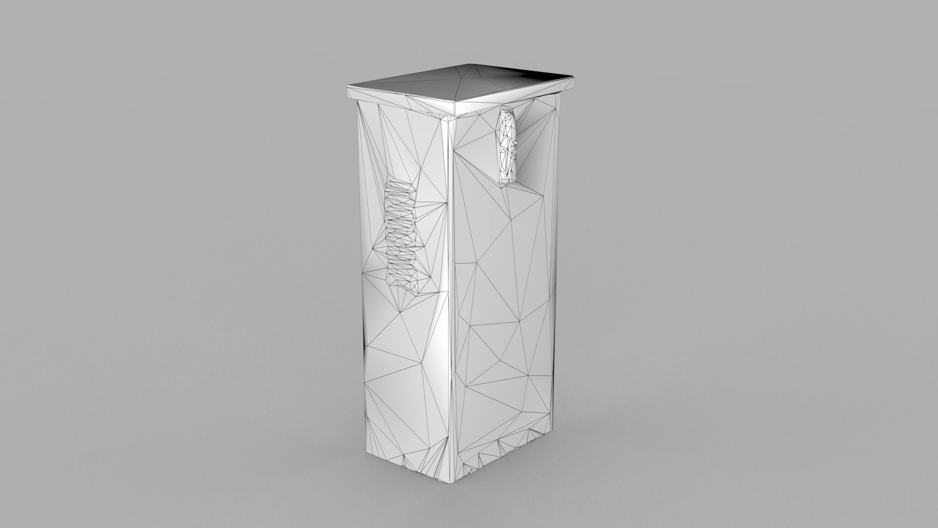 Distribution Board 4 Scan Low-poly 3D model_14