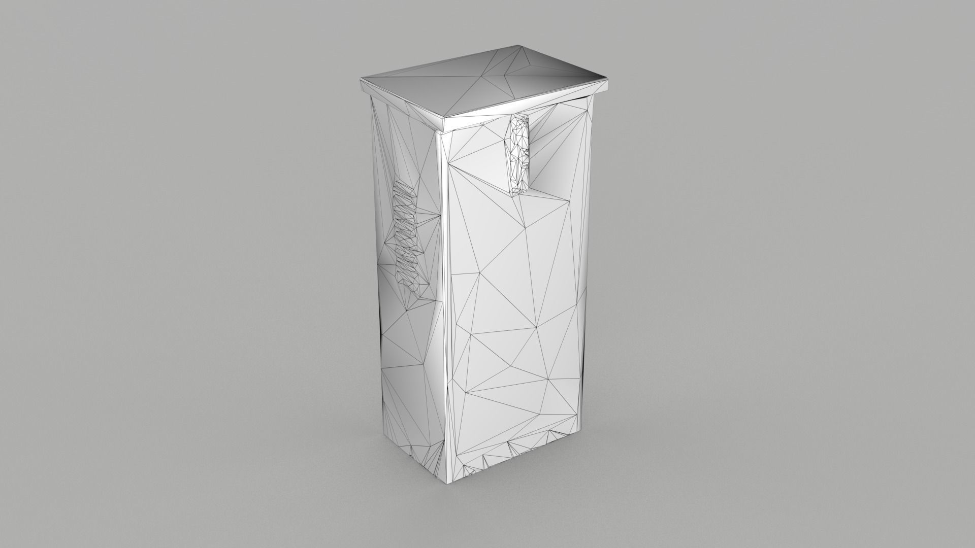 Distribution Board 4 Scan Low-poly 3D model_7