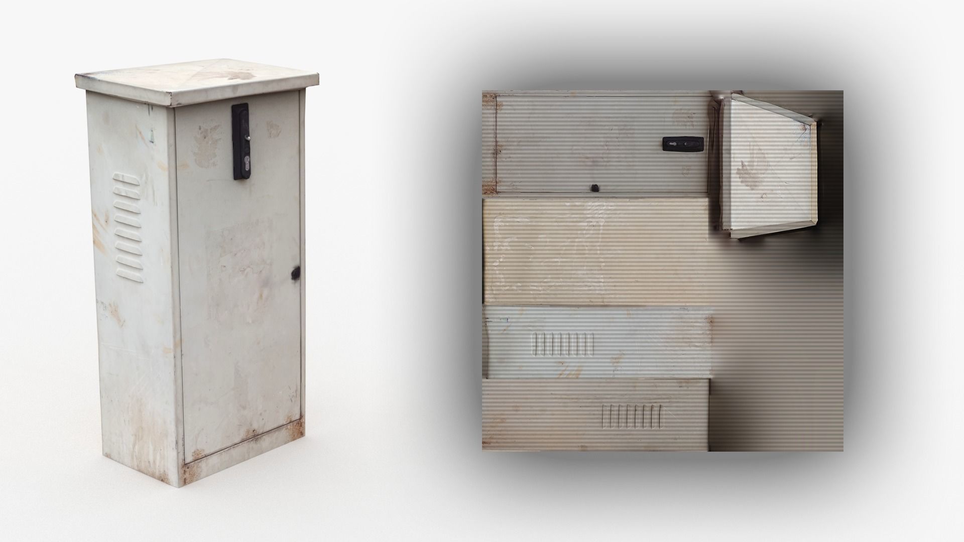 Distribution Board 4 Scan Low-poly 3D model_4