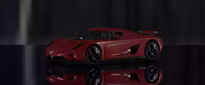 Koenigsegg Regera - photorealistic