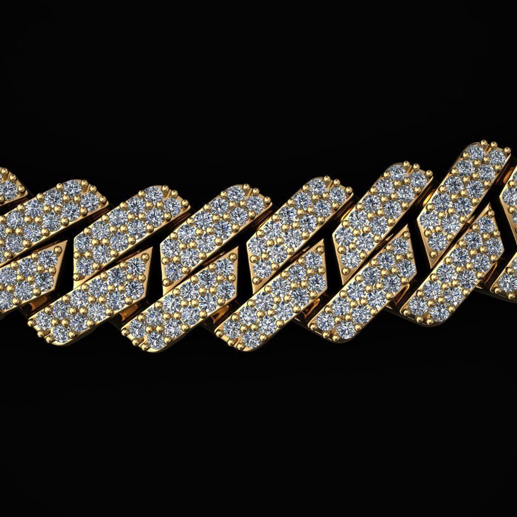 12 MM NEW CUBAN LINK FOR BRACELET OR NECKLACE 3D print model_2