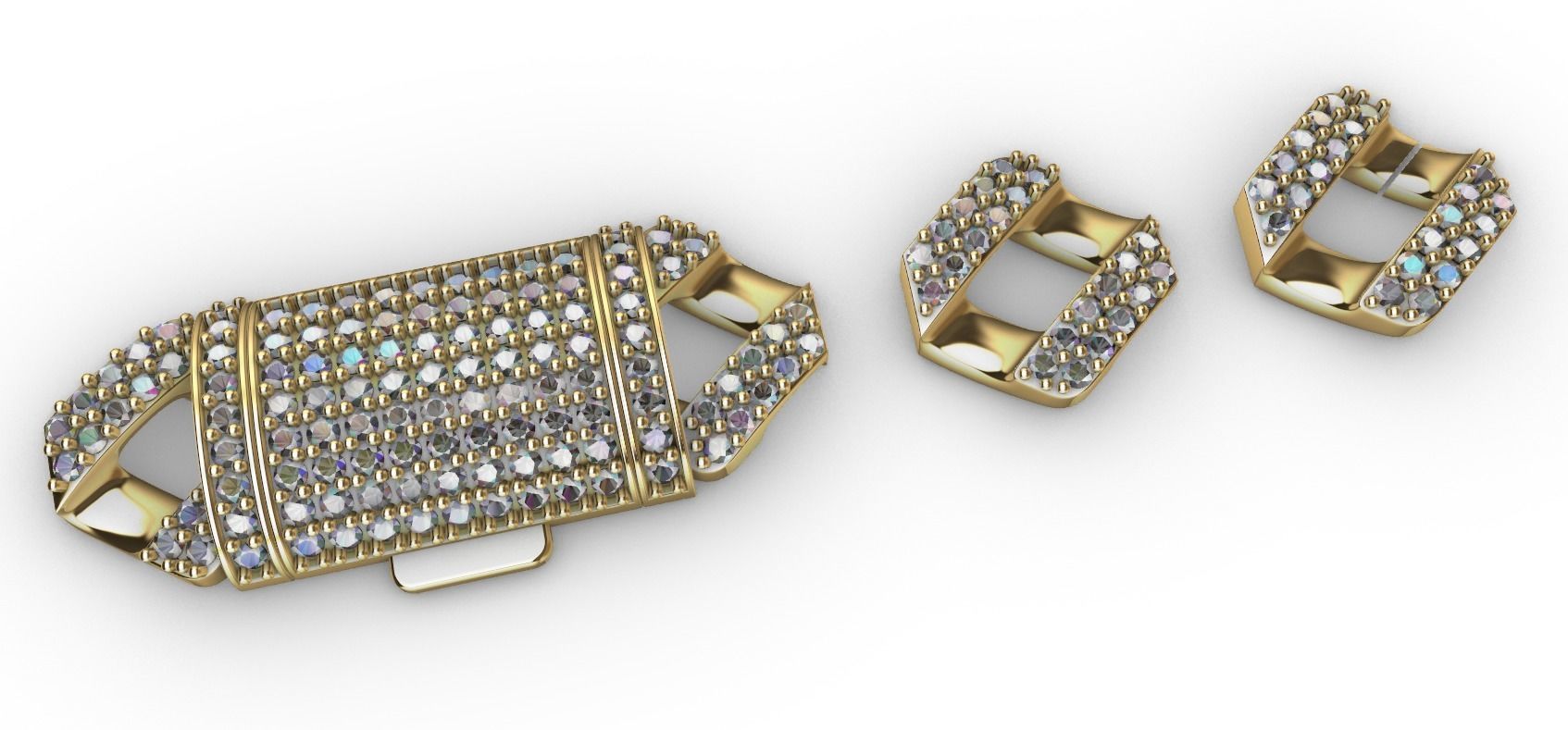 12 MM NEW CUBAN LINK FOR BRACELET OR NECKLACE 3D print model_17
