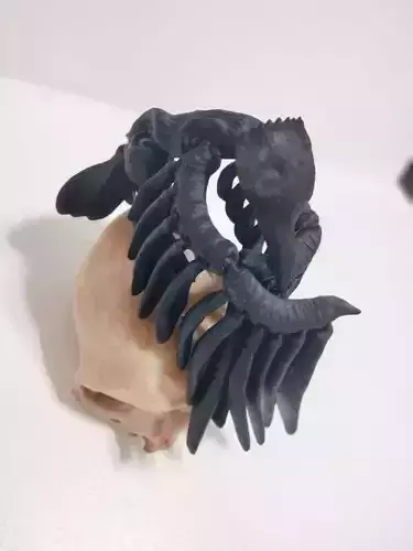 RAVEN CROW SKULL FLEXY
