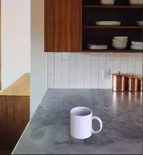 porcelain coffee mug 3D print model
