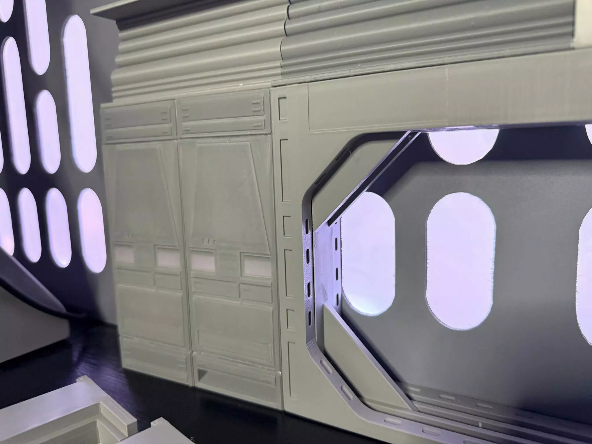 Set 1a - Death Star Vader vs Obi-Wan 1-6 scale Hottoys 3D print model_57