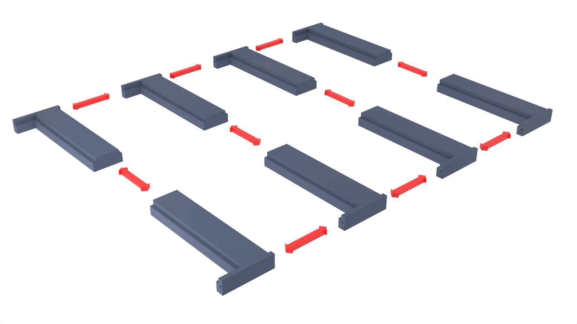 Set 1a - Death Star Vader vs Obi-Wan 1-6 scale Hottoys 3D print model_30