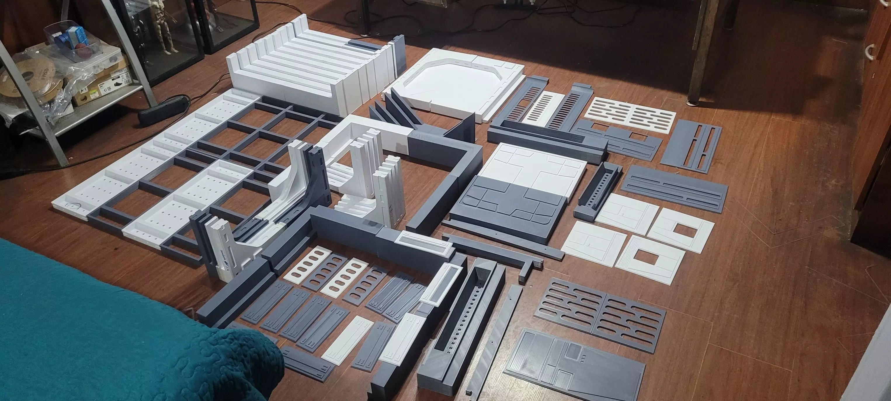 Set 1a - Death Star Vader vs Obi-Wan 1-6 scale Hottoys 3D print model_63