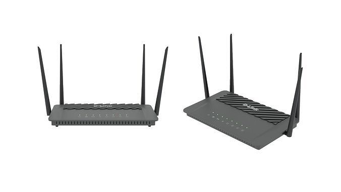 Router 3D model