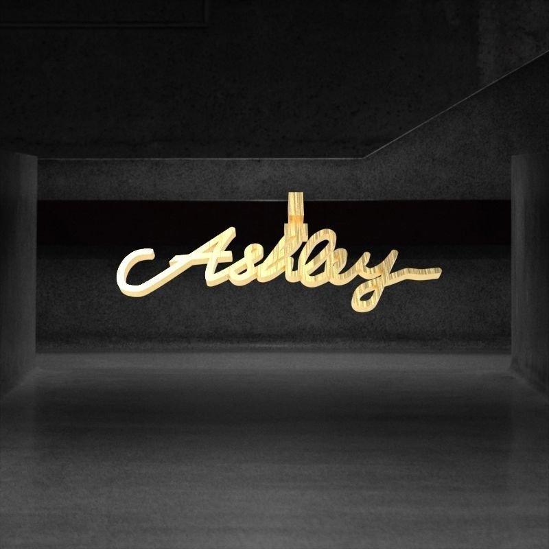 Ashley Personalized Name Necklace Jewelry 3D print model_13