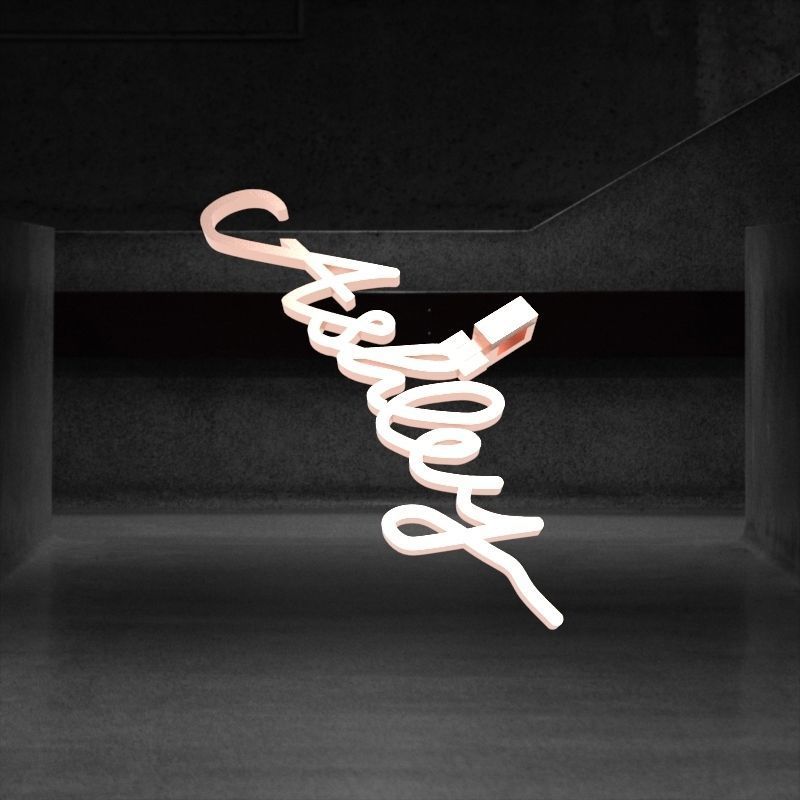 Ashley Personalized Name Necklace Jewelry 3D print model_23