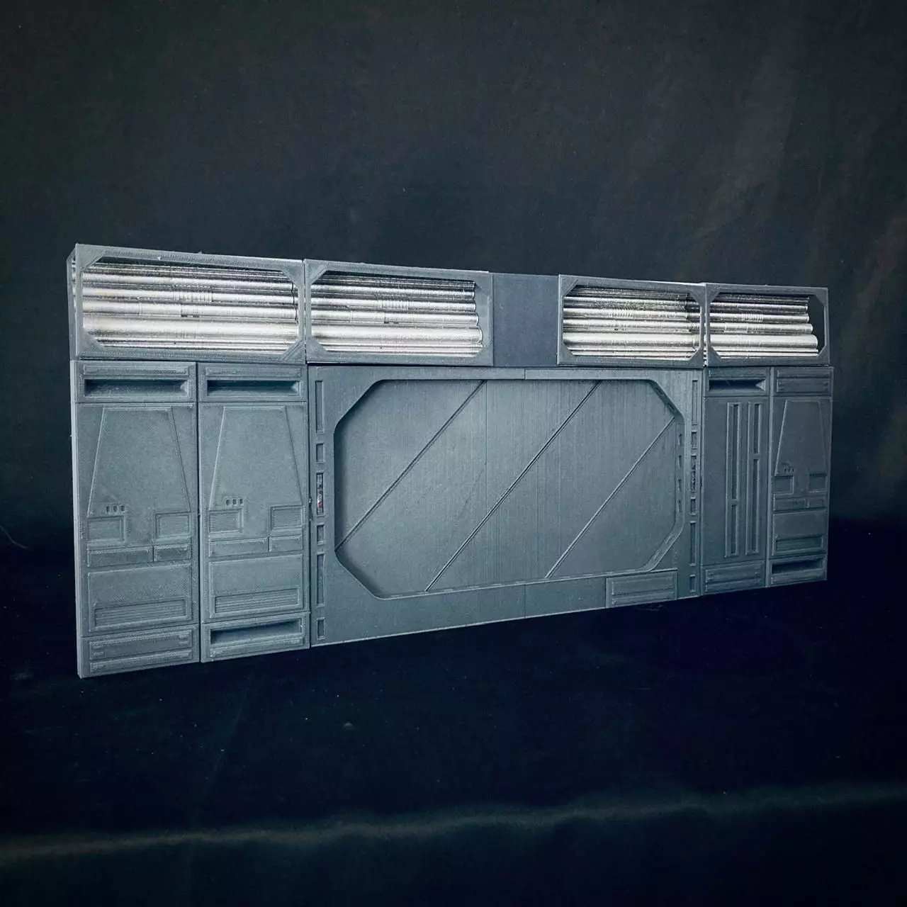 Set 1a - Death Star Vader vs Obi-Wan 1-12 scale Blackseries 3D print model_41