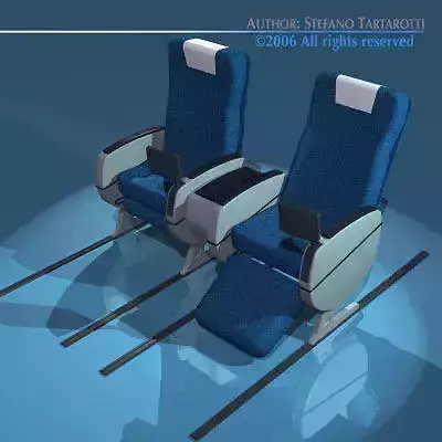 Plane train seats business class