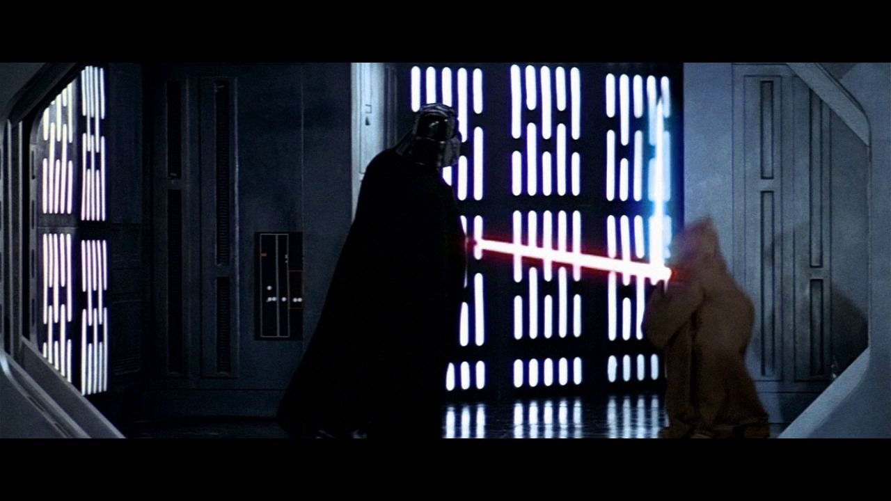 Set 1a - Death Star Vader vs Obi-Wan 1-18 scale Hasbro Kenner 3D print model_15