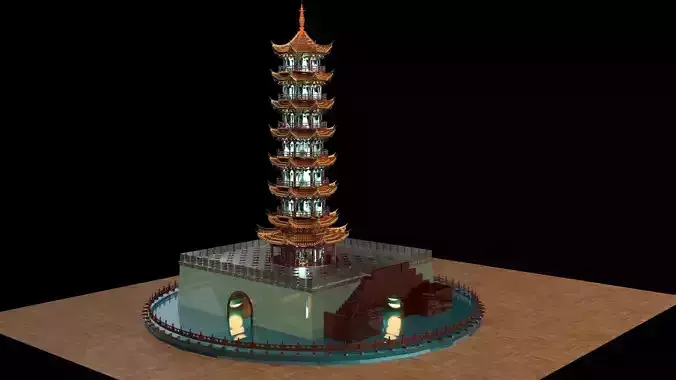 Chinese tower  