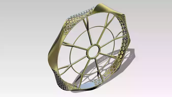 Fusion bracelet bangle 02 in 4 sizes 3D print model