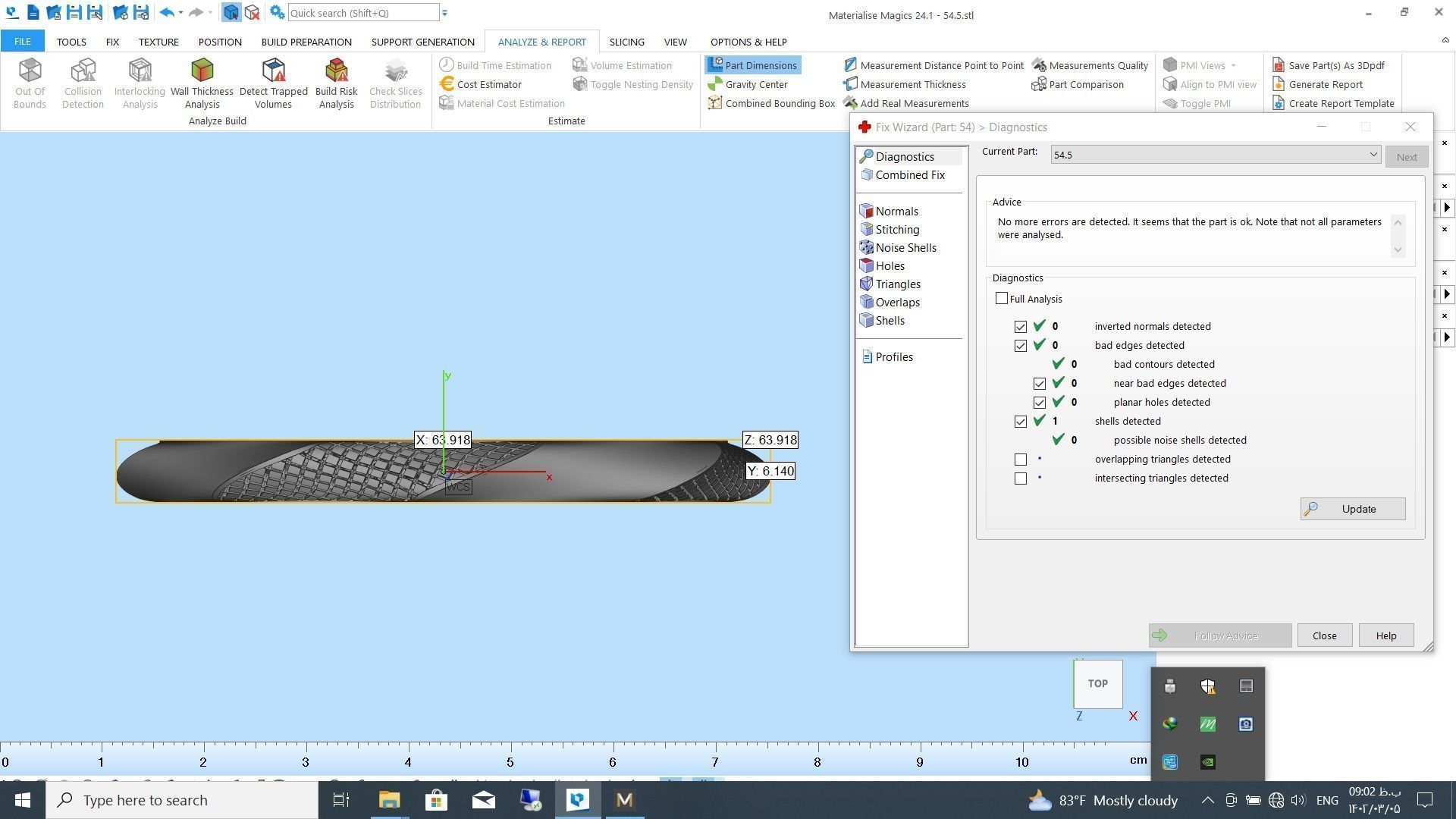 Fusion bracelet bangle 02 in 4 sizes 3D print model_10