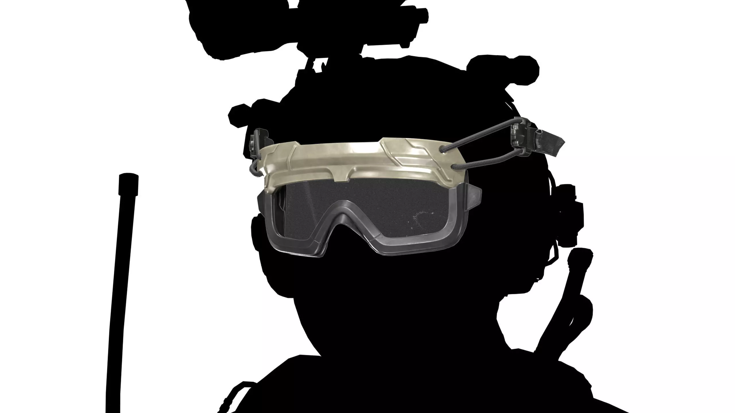 OPS CORE STEP IN PROTECTION GOGGLES Low-poly 3D model_0