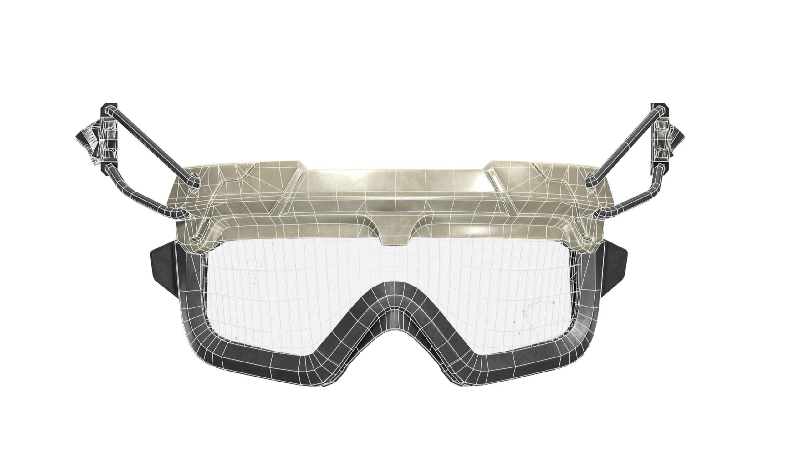 OPS CORE STEP IN PROTECTION GOGGLES Low-poly 3D model_11