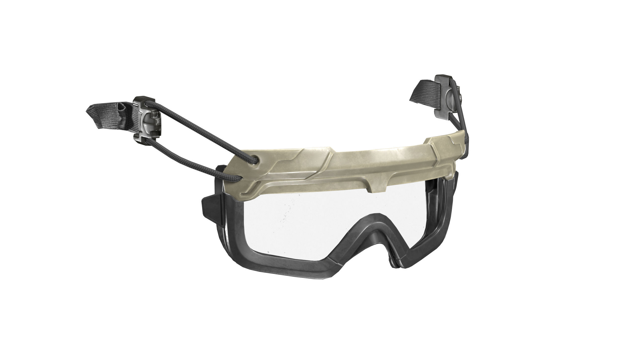 OPS CORE STEP IN PROTECTION GOGGLES Low-poly 3D model_10