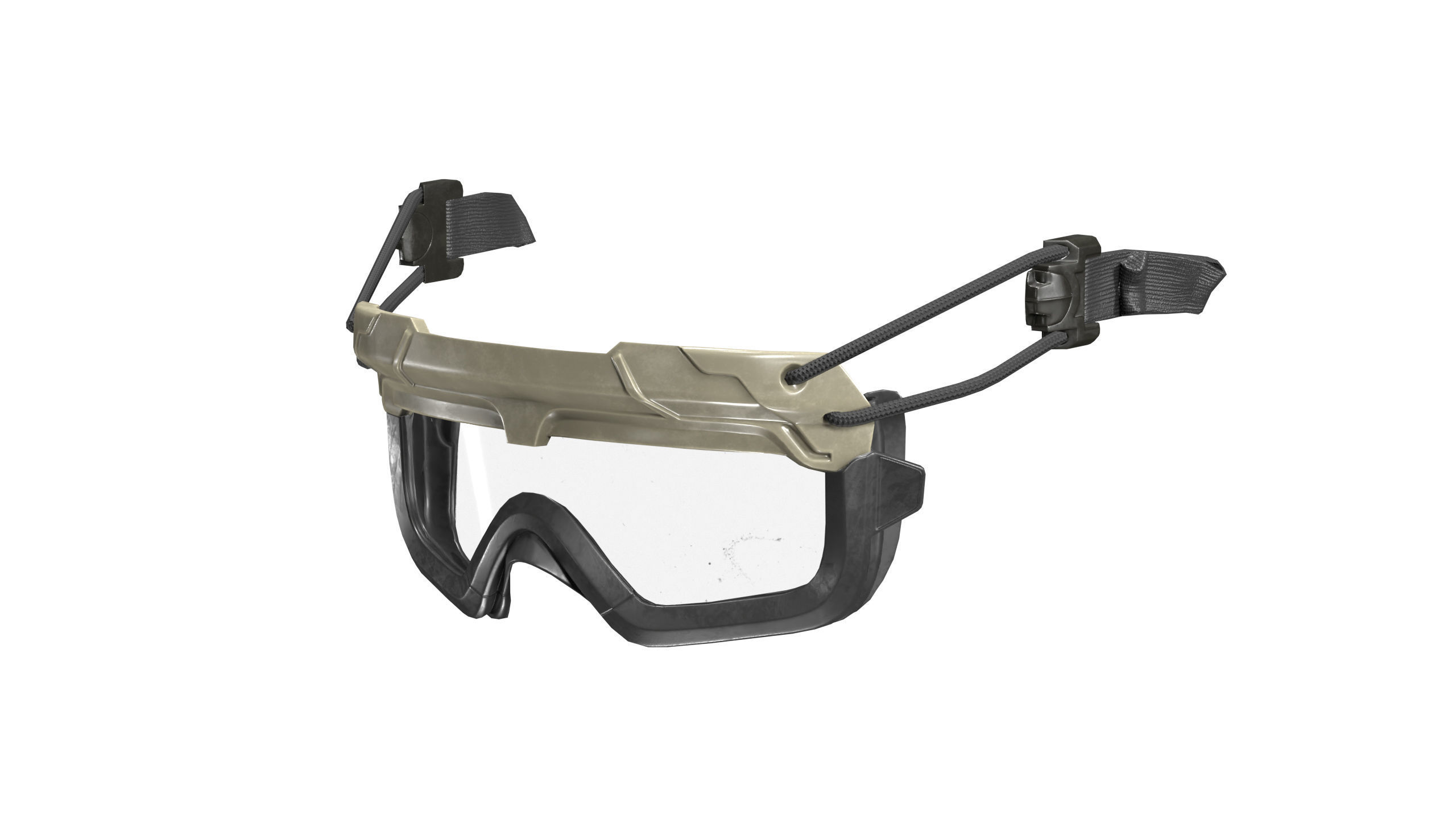 OPS CORE STEP IN PROTECTION GOGGLES Low-poly 3D model_8