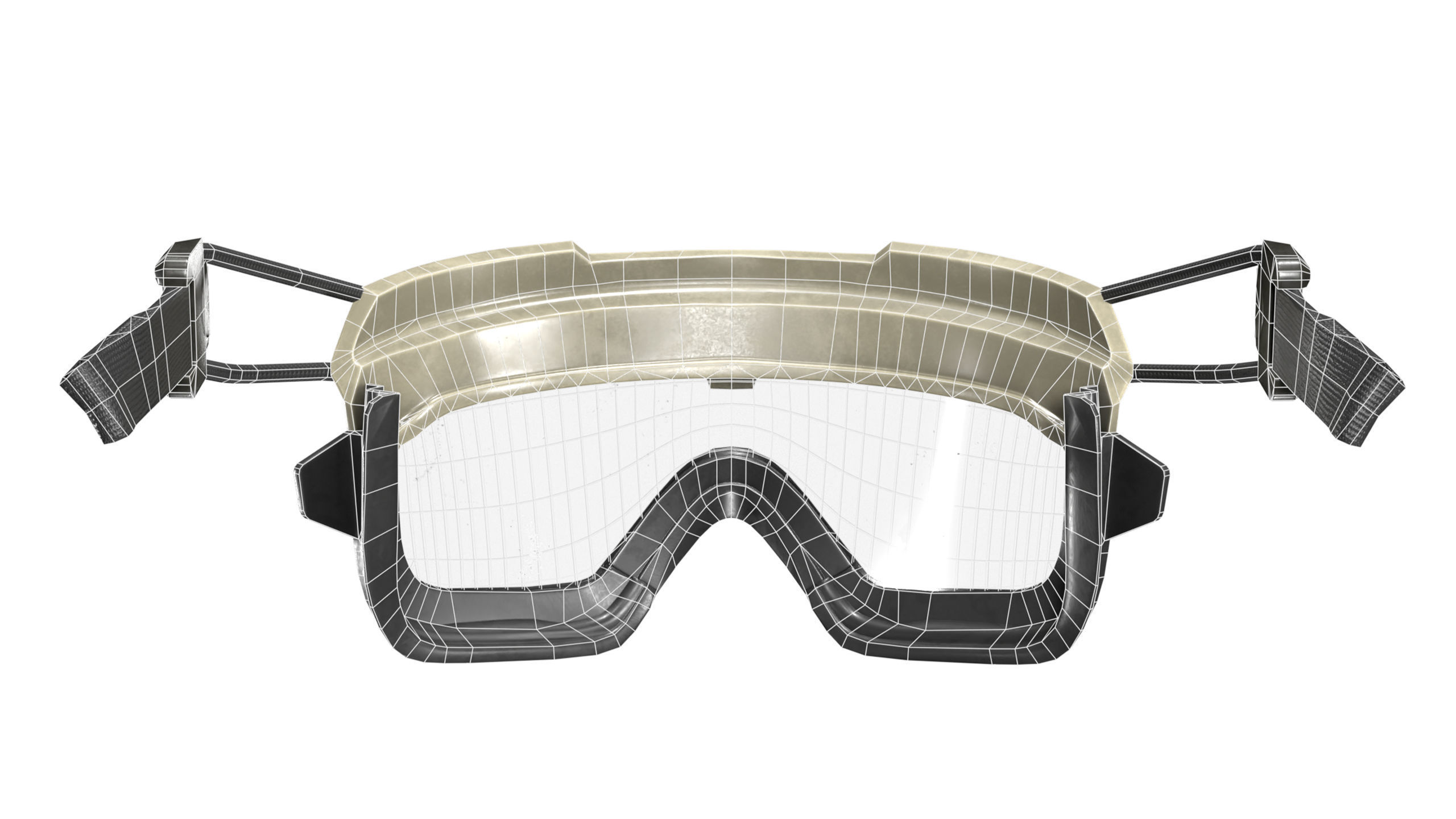 OPS CORE STEP IN PROTECTION GOGGLES Low-poly 3D model_13