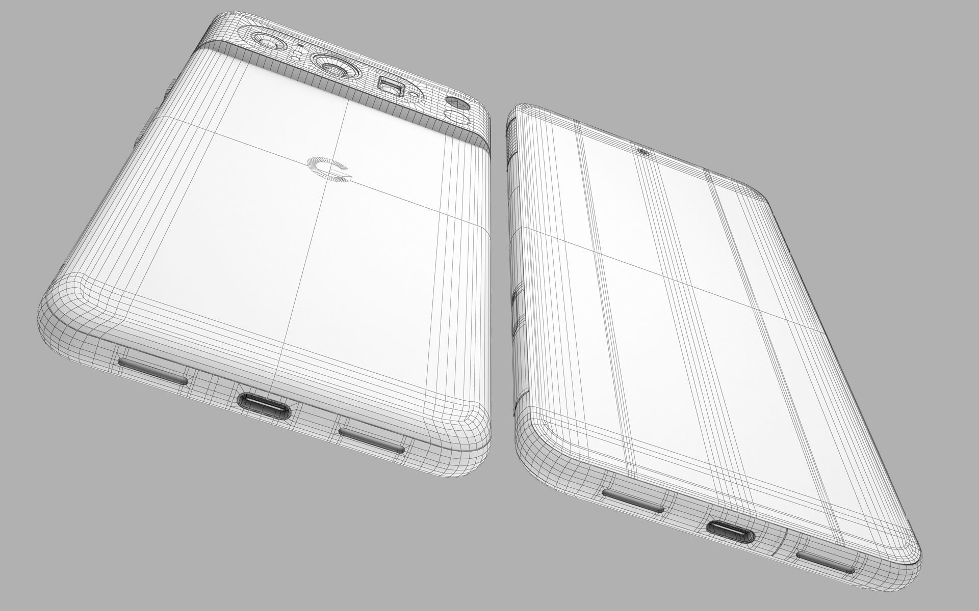 Google Pixel 8 and Pixel 8 Pro 3D model_21