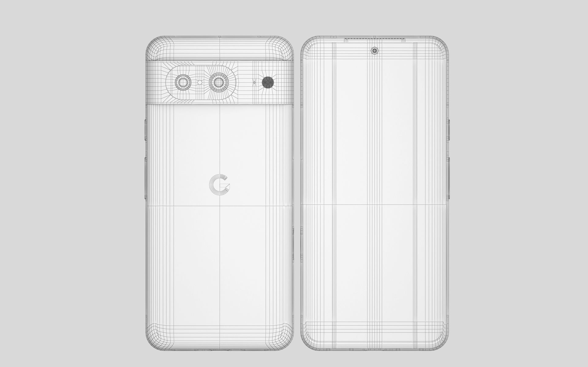 Google Pixel 8 and Pixel 8 Pro 3D model_6