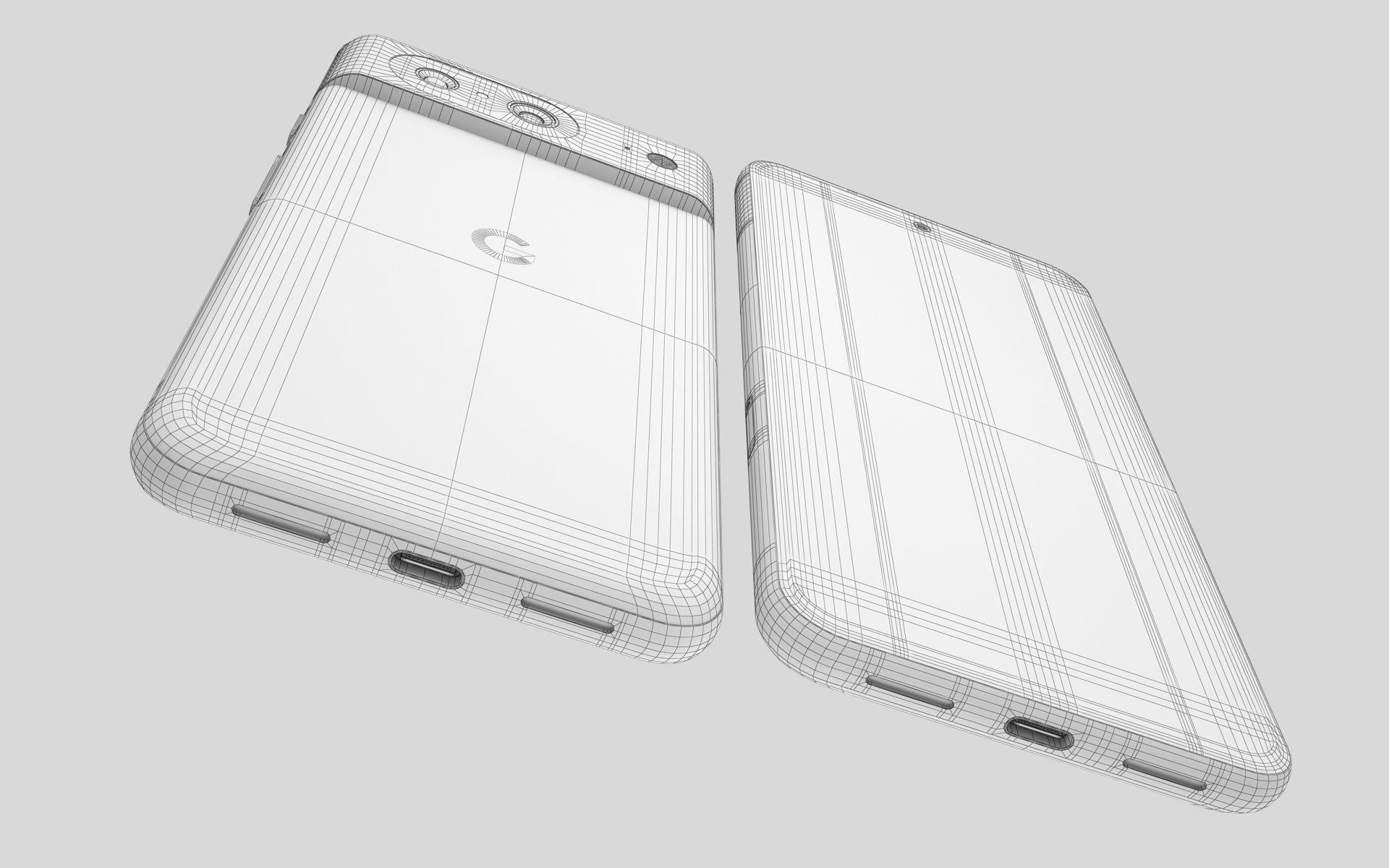 Google Pixel 8 and Pixel 8 Pro 3D model_8