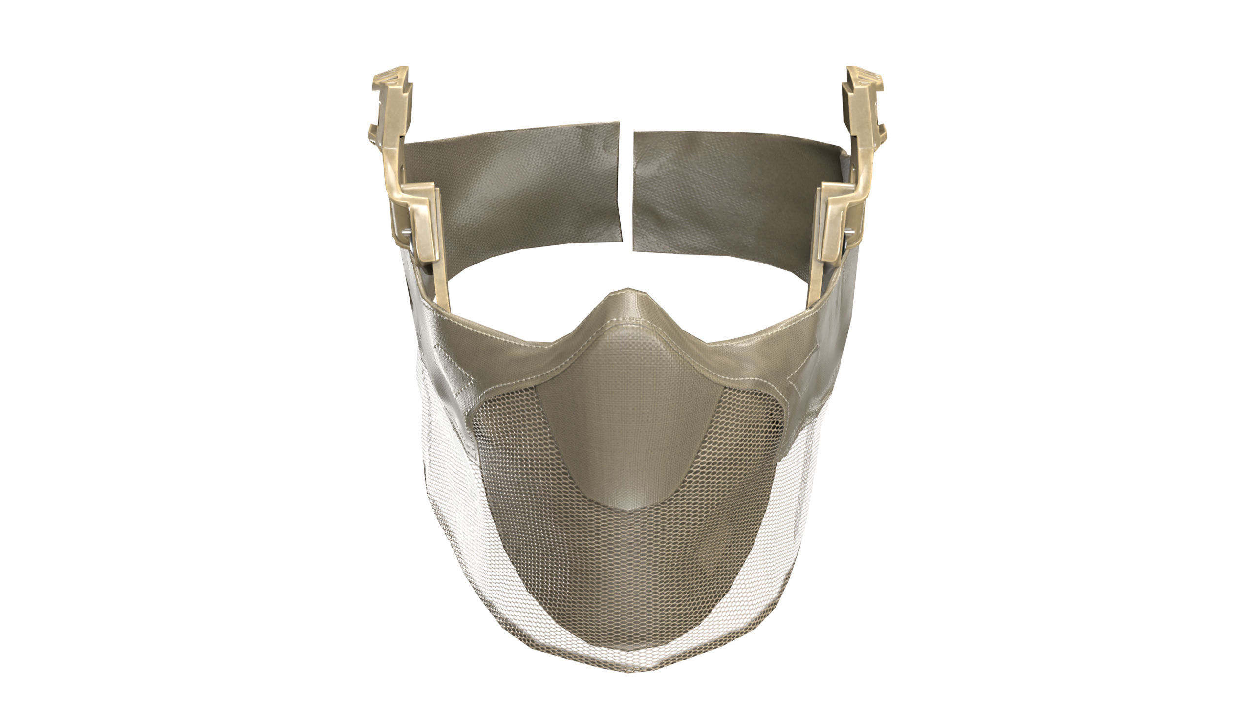 OPS CORE Force On Force Mandible Low-poly 3D model_4